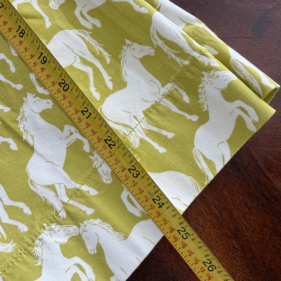 Anthropologie Maeve Colette Horse Print Cropped Pants 25 P - Picture 6 of 6